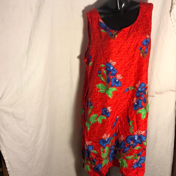 Just Cruising Dresses & Skirts - Just Cruising Red/ Blue Women’s Hawaiian Dress